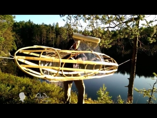 porn самодельная прозрачная байдарка из веток и пленки homemade stretch wrap kayak porn