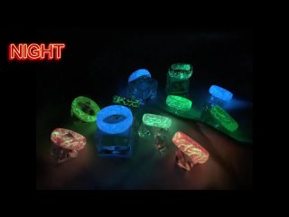 porn модное красочное светящееся кольцо из смолы для женщин и мужчин porn