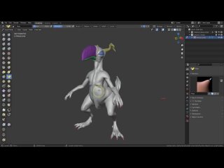 porn скульптинг в blender полный рабочий процесс создания существа porn