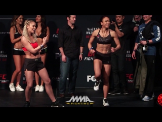 porn пэйдж ванзант на взвешивании ufc on fox 22 paige vanzant vs michelle waterson porn