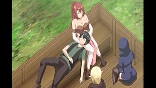 porn isekai harem monogatari episode 4 hentai neko milf big tits oral sex fantasy elf volf girl porn