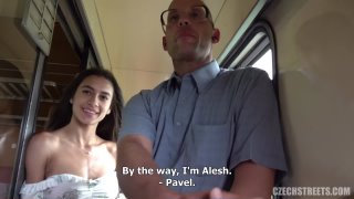 porn czechstreets czechav vanessa alessia a quickie on a fast train with an unfaithful beauty e145 porn