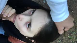 porn отсосала после учебы классный минет за гаражами porn