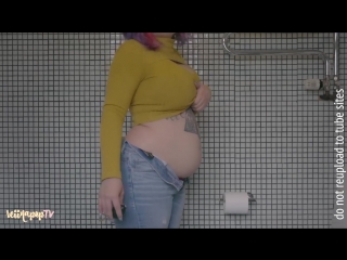 porn first belly inflation in iceland porn