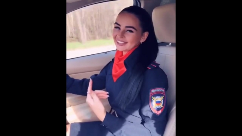 porn девушка в форме мл лейтенанта полиции спела блатняк за рулем bmw porn