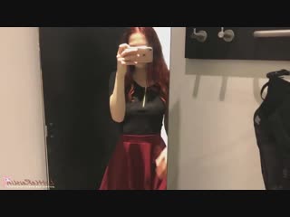 porn милашка разделась после школы в примерочной porn