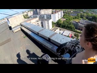 porn экстремальный секс на крыше русской порно парочки miha nika69 porn