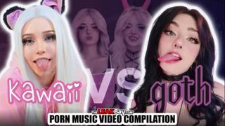 porn comp kawaii vs goth tiktok girls pmv porn compilation by noodledude cosplay teen e girl splitscreen dance challange porn