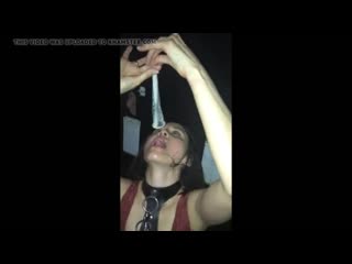 porn глотает сперму с презерватива камшот конча минет шалава шлюха slut wife gangbang glory hole cum eating porn