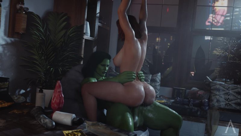 porn awf black widow cowgilr and she hulk futa marvel by amazonium porn