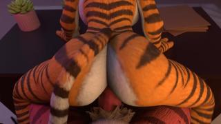 porn porn sex kung fu panda tiger master tigress dreamworks porn