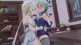 porn a night in mondstadt happy accident part 2 сахароза люмин геншин импакт сахароза люмин с animation anime porno porn