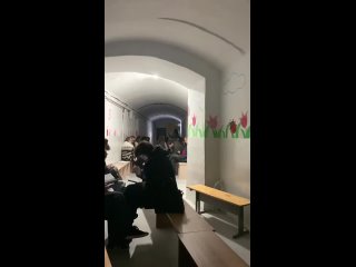 porn люди в тернополе пережидают прилёты в местном бункере porn