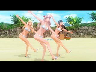 porn com3d2 sunシャイン夏 ビキニ３人バージョンslender trio porn