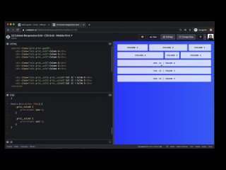porn 12 column grid with css grid mobile first responsive breakpoints porn