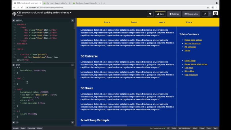 porn css smooth scrolling scroll padding and scroll snap porn