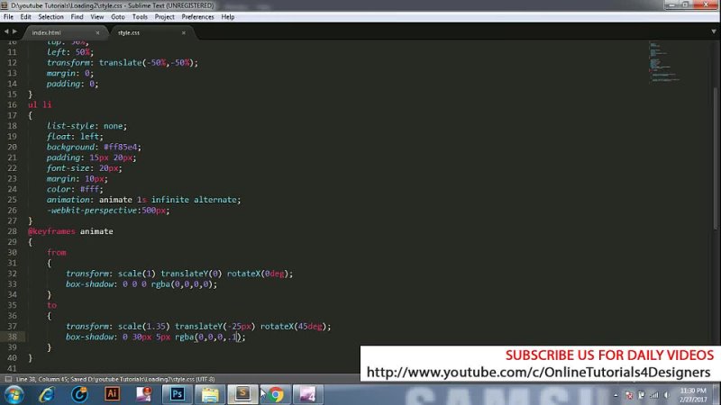 porn css loading animation floating text loading effect porn
