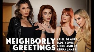 porn kenna james aiden ashley jade venus ariel demure neighborly greetings trans shemale feature lesbian cumshot porn