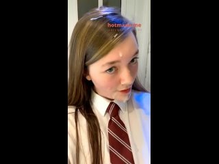 porn подружка кореянка в школьной форме очень хочет ебаться и кончать на лицо после горячего миньета выебал крошку на porn