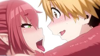 porn kemonokko tsuushin the animation episode 3 hentai хентай big tits breasts handjob monster girl apron eggs harpy porn