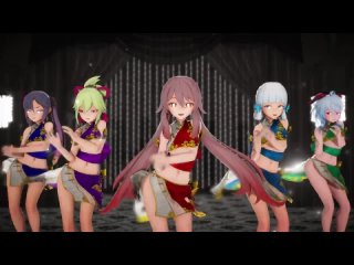 porn man mona x kuki shinobu x hu tao x ayaka x ganyu мона x куки шинобу x ху тао x аяка x гань юй genshin impactmmd porn