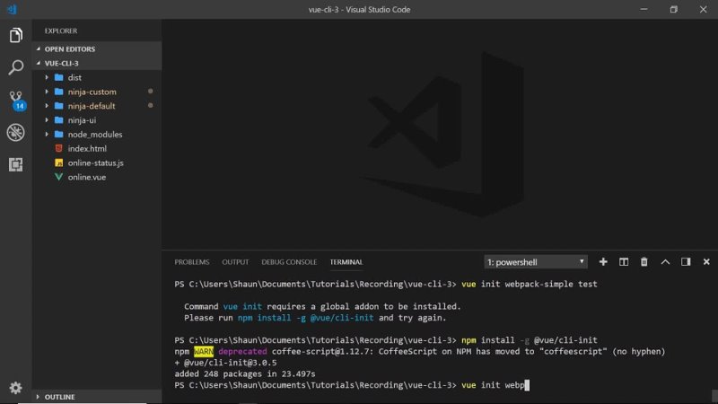 porn vue cli3 tutorial 10 using vue init with the new cli porn