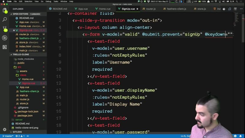 porn build a trello clone with vue jsvuetify js and feathers js part 1 porn