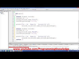 porn c programming for beginners 25 struct structures in c porn