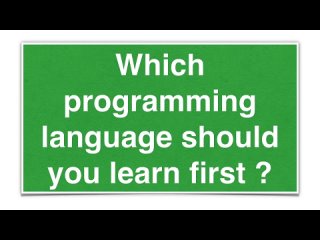 porn which programming language should you learn first porn