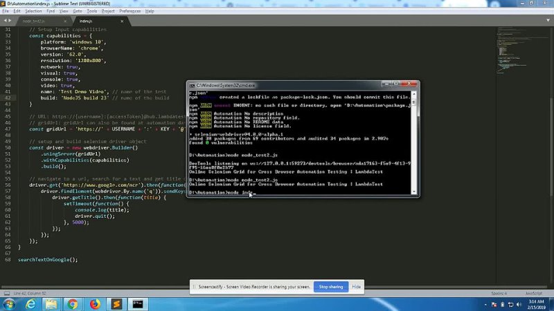 porn automation testing with selenium and node js porn