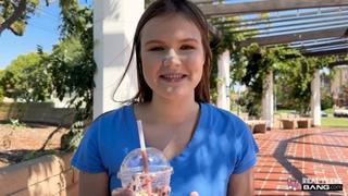porn ava marina 18 year old ava marina gets her shaved pussy creampied porn