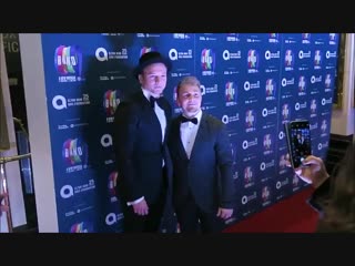 porn taron egerton new video of taron on the carpet of thebandmusicals charity gala performance in a porn
