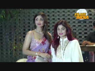 porn shilpa shetty looks stunning in saree arpita khan diwali party raj kundra porn