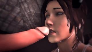 porn анимация порно хентай 3d оральный секс анал фистинг лара крофт трах sex fuck тентакли anal двойное проникновение porn