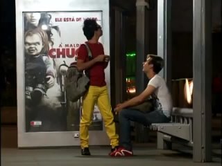 porn реклама розыгрыш фильма проклятие чаки на останое commercial joke at the bus station curse of chucky porn