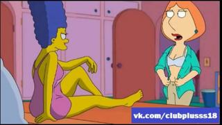 porn лоис и мардж косплей на мульт гриффины и симпсоны porn