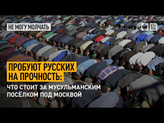 porn пробуют русских на прочность что стоит за мусульманским посёлком под москвой porn