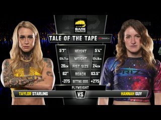 porn bkfc tampa taylor starling vs hannah guy porn
