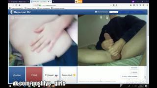porn развратная шлюшка мастурбирует в видеочате omegle рулетка вирт скайп skype virt videochatru молодые перископ porn