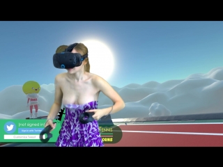 porn девушка случайно показала сиськи играя в htc vive porn