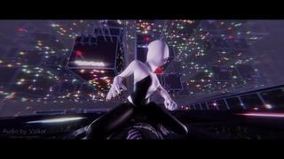 porn spider gwen has sex with a guy chained him with a covert to a skyscraper fun adult animation by shir0qq porn