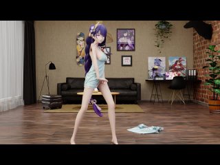porn 原神mmd雷电将军 bunny style porn