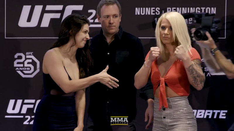 porn женское мма маккензи дерн аманда купер ufc staredown porn