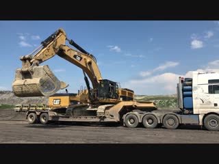 porn huge liebher cat and komatsu loading unloading by side fasoulas transports porn