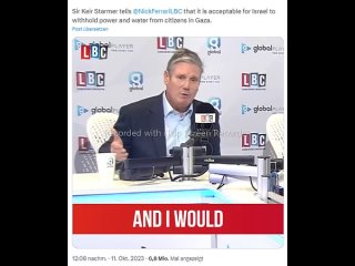 porn us politiker starmer meint israel hat das recht in gaza strom und waser abzustellen porn