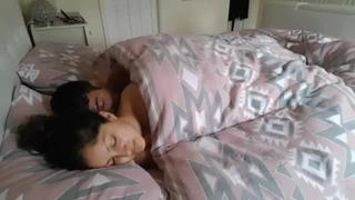 porn sleeping teen sister woken up molested kissed fingered licked porn