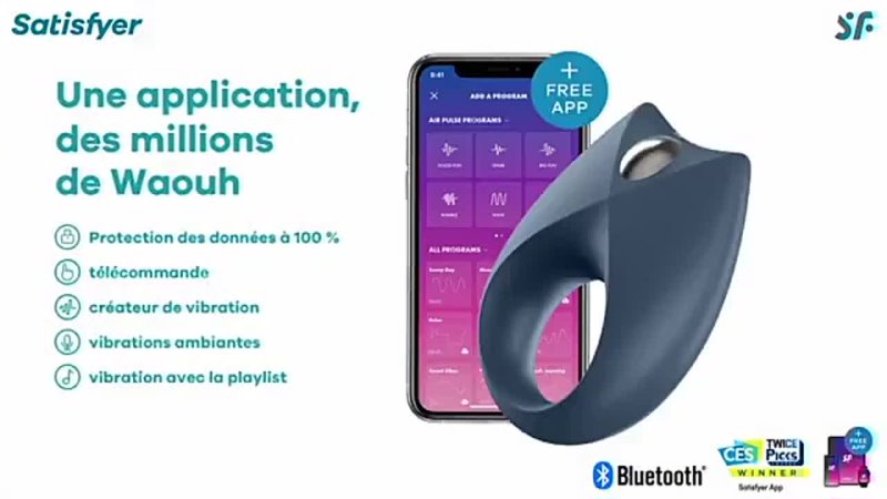 porn anneau vibrant connecté royal one satisfyer porn